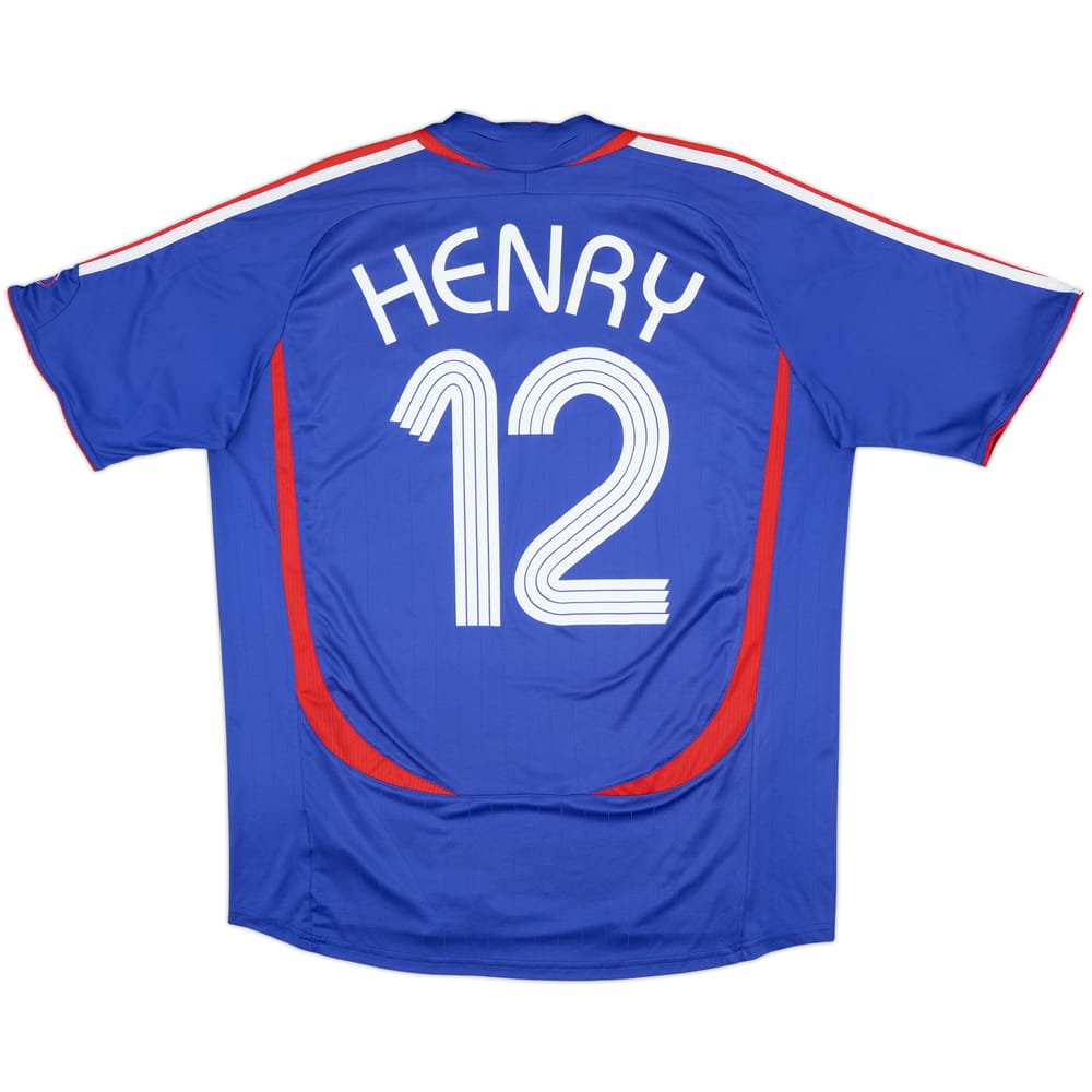 2006-07 France Home Shirt Henry #12 - 7/10 - (L)