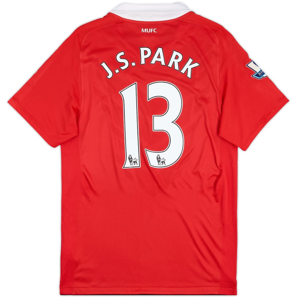 2010-11 Manchester United Home Shirt J.S.Park #13 - 8/10 - (S)