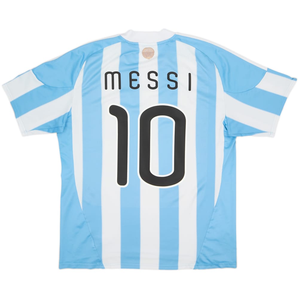 2010-11 Argentina Home Shirt Messi #10 - 6/10 - (XL)