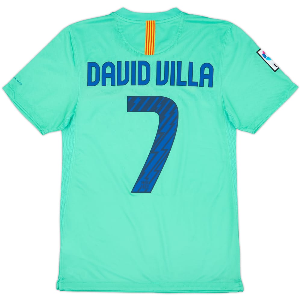 2010-11 Barcelona Away Shirt David Villa #7 - 10/10 - (S)
