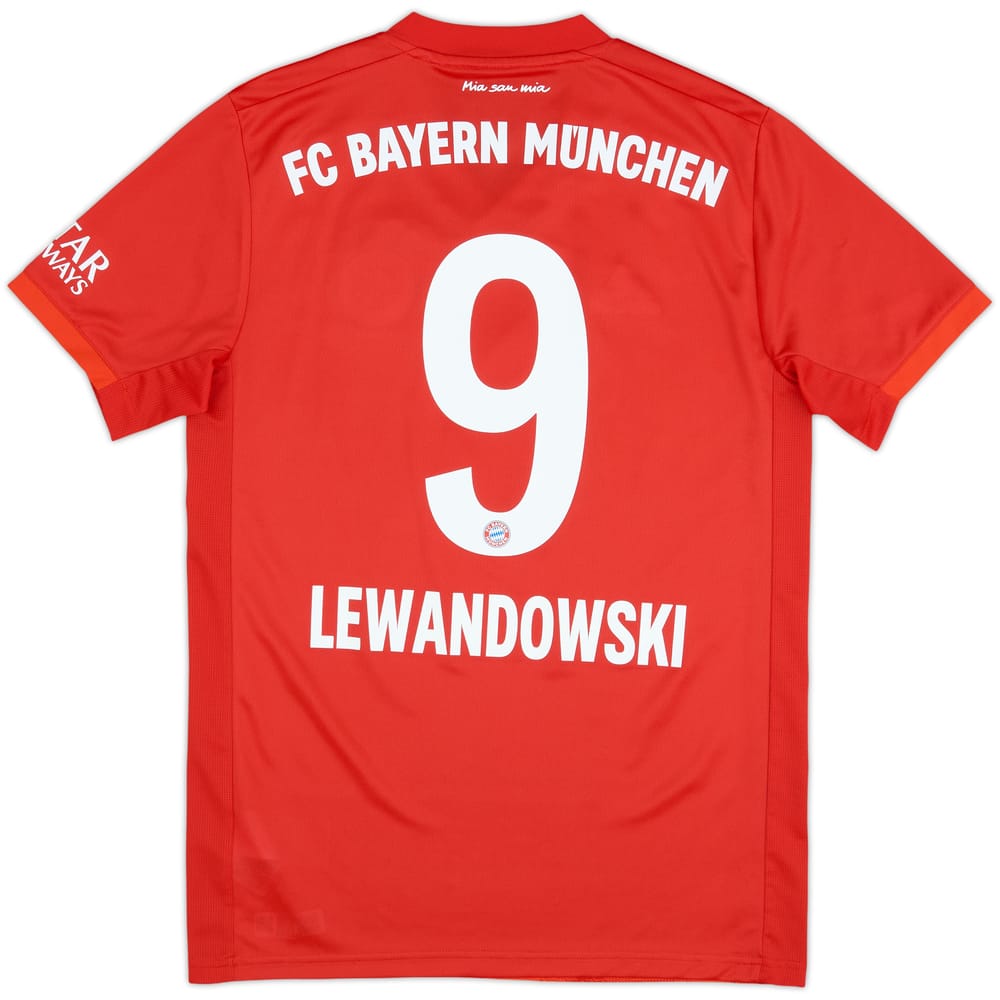 2019-20 Bayern Munich Home Shirt Lewandowski #9 - 9/10 - (S)