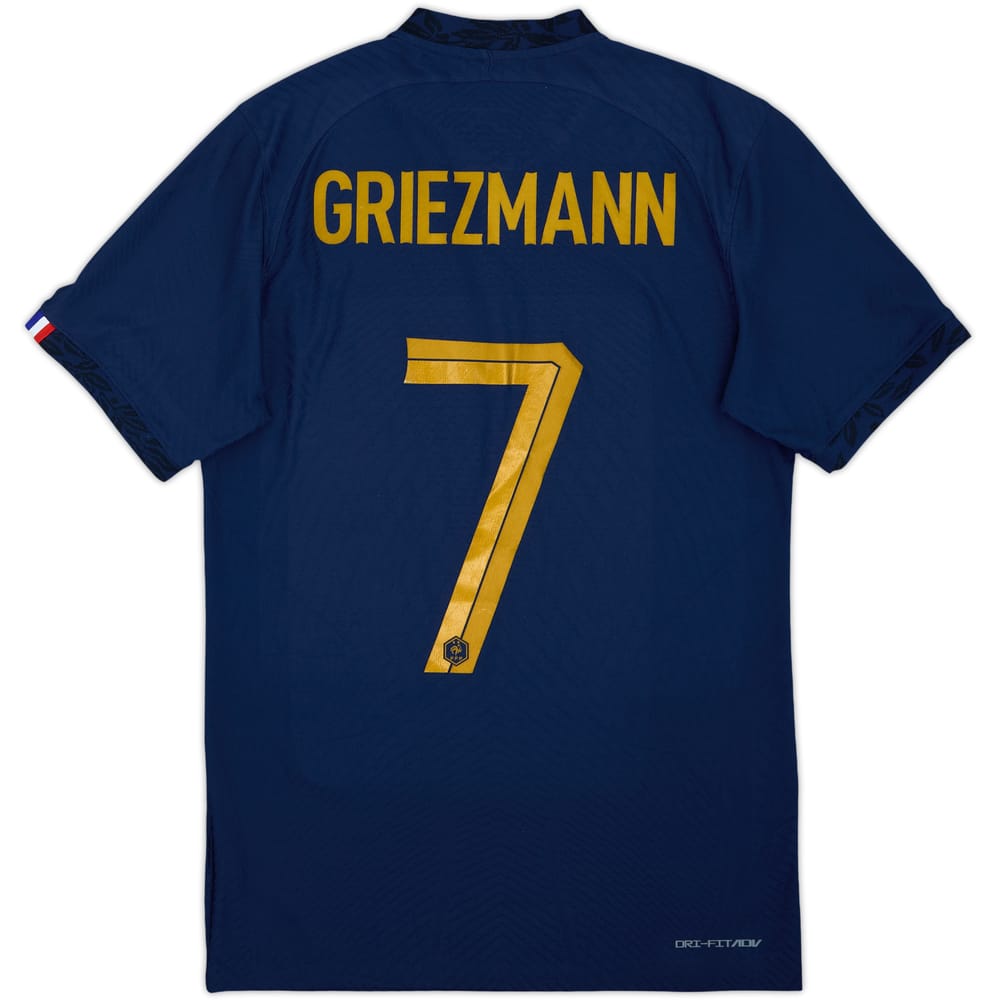 2022-23 France Authentic Home Shirt Griezmann #7 - 8/10 - (S)