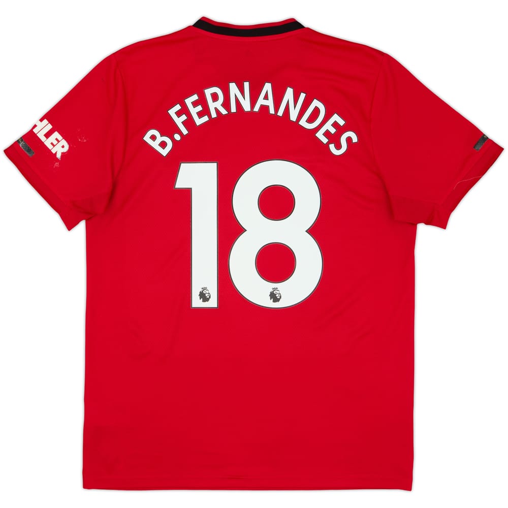 2019-20 Manchester United Home Shirt B.Fernandes #18 - 5/10 - (M)