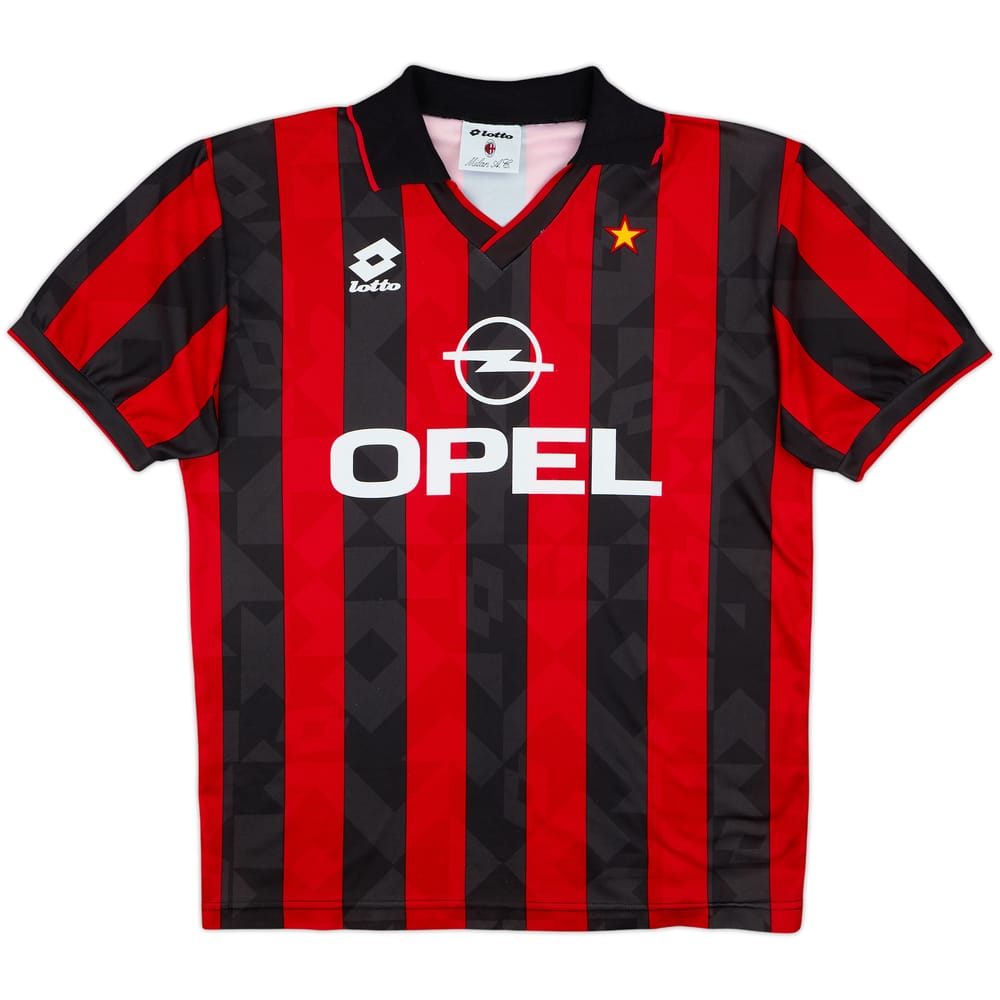 1994-95 AC Milan Home Shirt - 8/10 - (L)