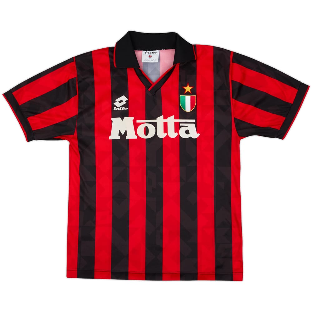 1993-94 AC Milan Home Shirt - 8/10 - (L)