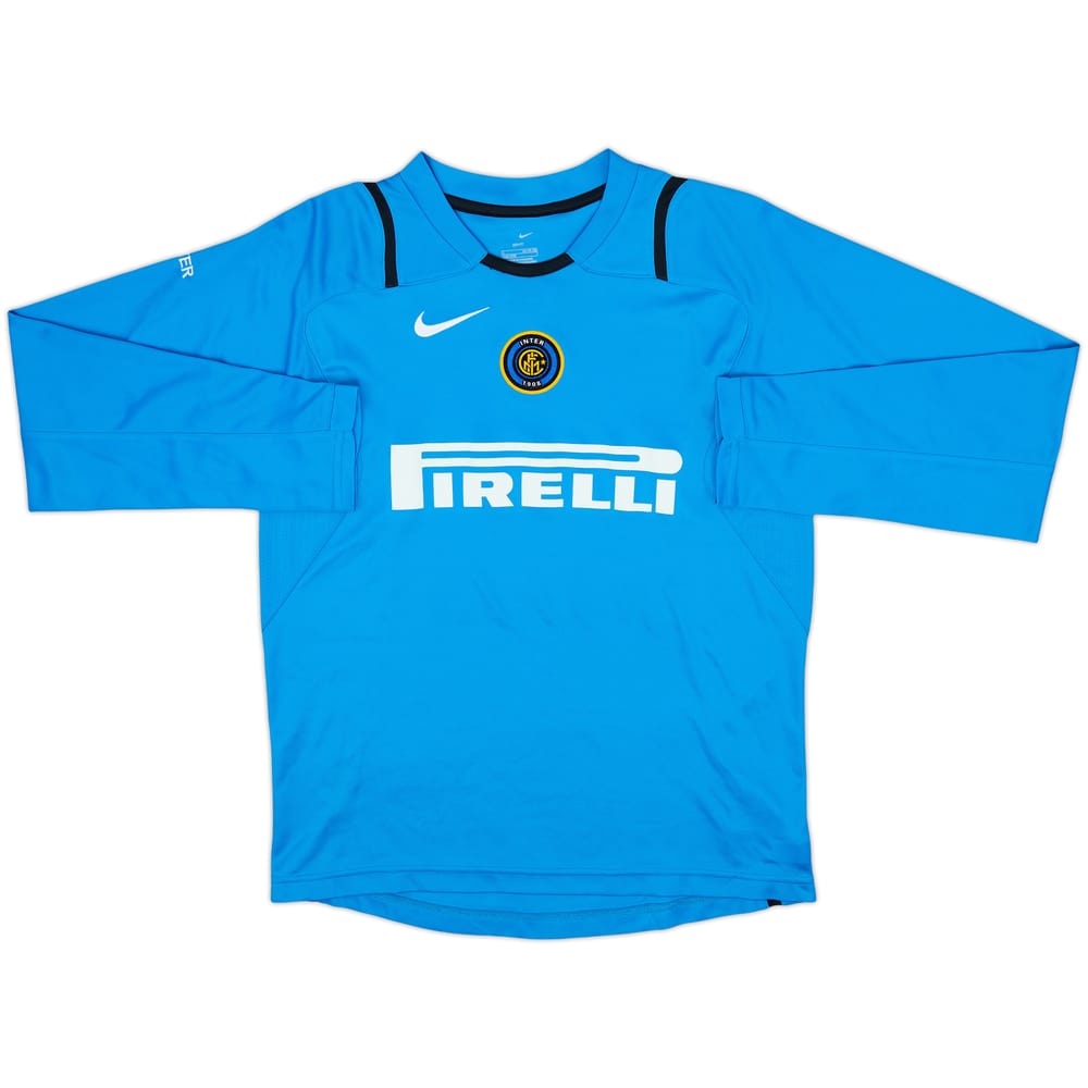2006-07 Inter Milán Nike Camiseta de Manga Larga de Entrenamiento - 6/10 - (L.