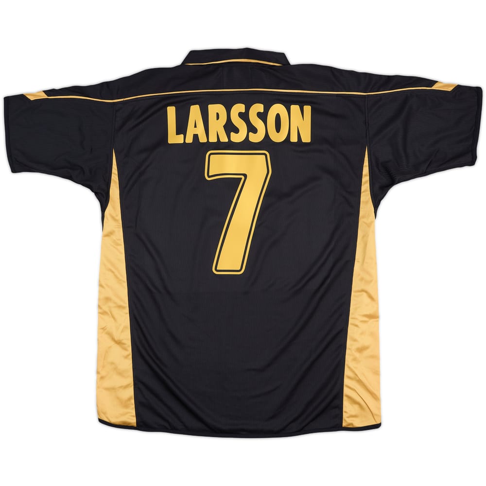 2003-04 Celtic Away Shirt Larsson #7 - 8/10 - (L)