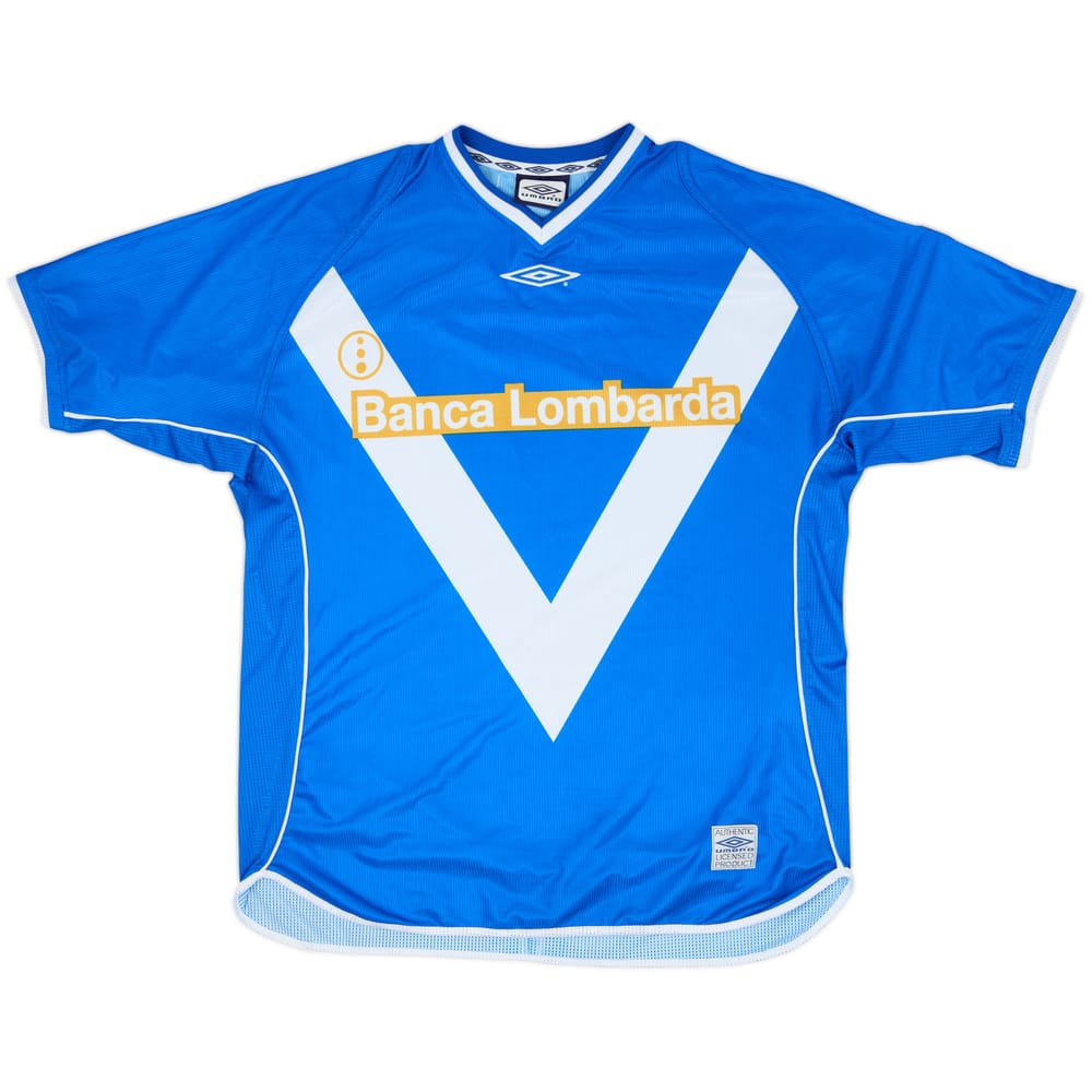 2002-03 Brescia Camiseta Local - 8/10 - (L)