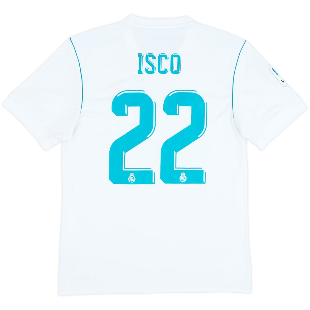 Camiseta de local del Real Madrid 2017-18 Isco #22 - 6/10 - (M)