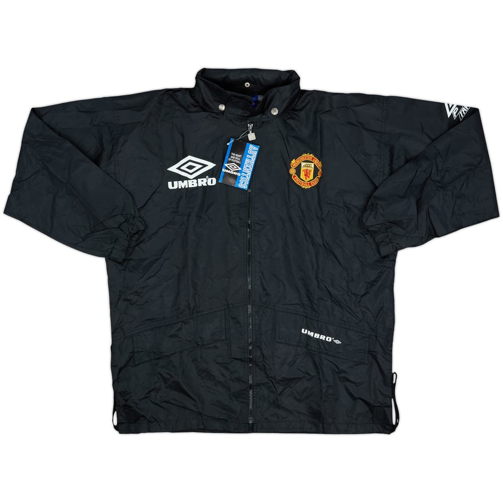 1994-95 Manchester United Umbro Hooded Rain Jacket (S)