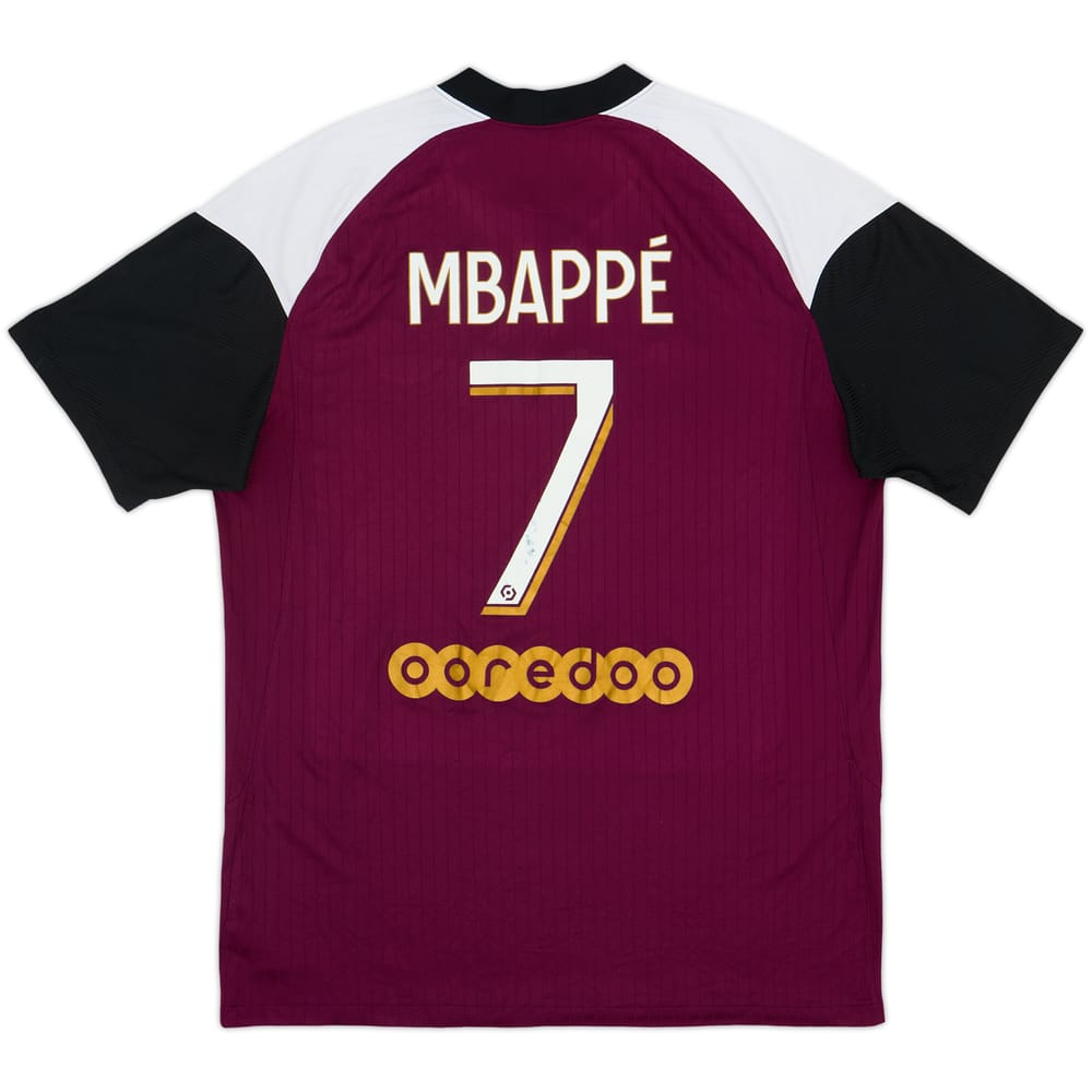 2020-21 Paris Saint-Germain Third Shirt Mbappe #7 - 5/10 - (L)
