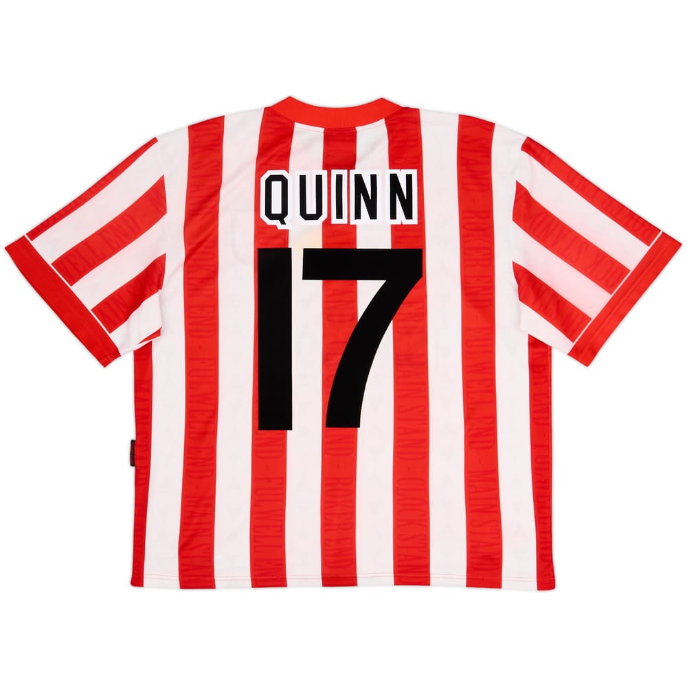 1996-97 Sunderland Home Shirt Quinn #17 - 6/10 - (M)