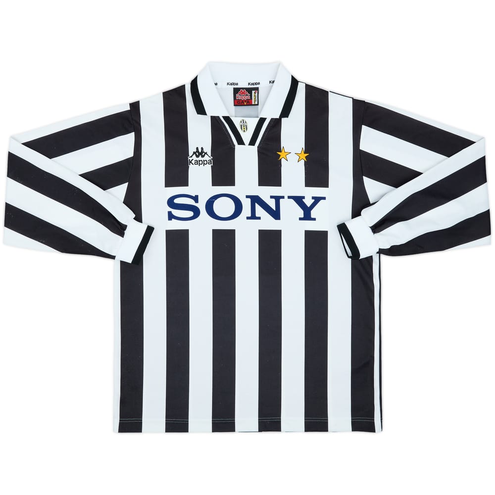 1995-97 Juventus Home L/S Shirt - 5/10 - (L)