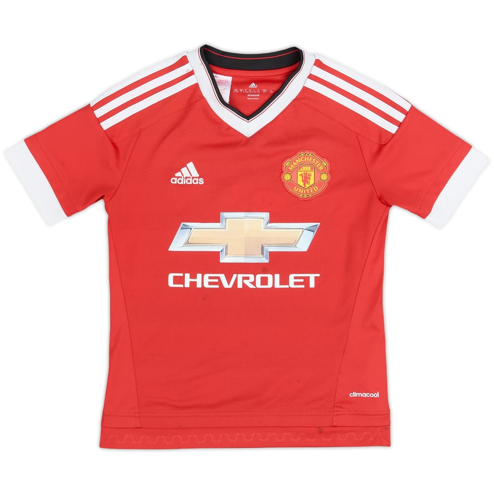 2015-16 Manchester United Home Shirt - 5/10 - (S.Boys)