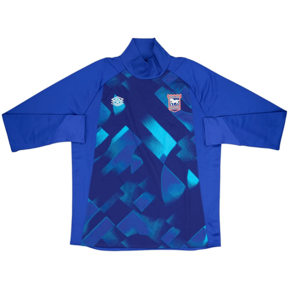 2023-24 Ipswich Umbro Drill Top - 10/10 - (XXL)
