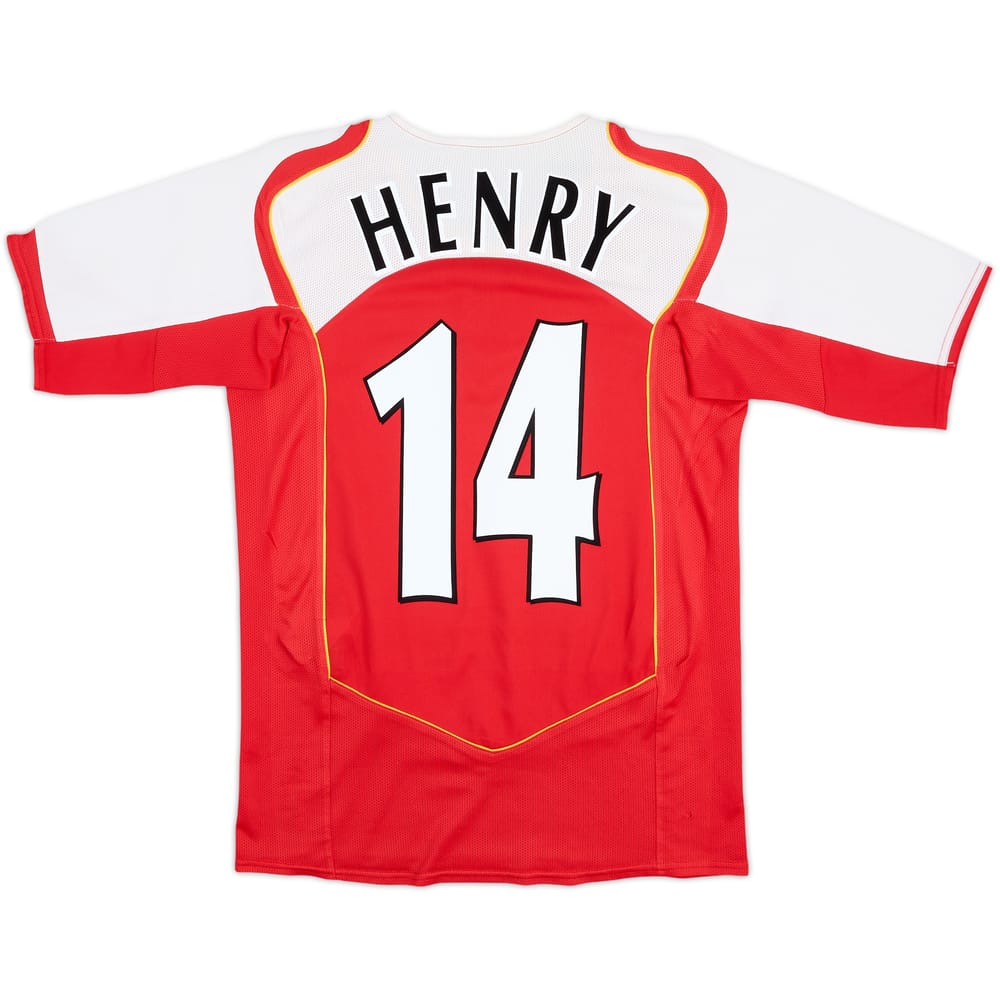 2004-05 Arsenal Home Shirt Henry #14 - 8/10 - (XL.Boys)