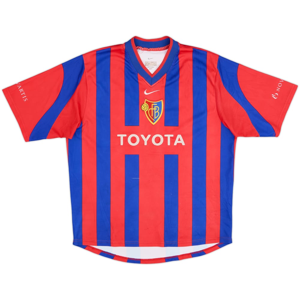 2000-02 FC Basel Home Shirt - 6/10 - (L)