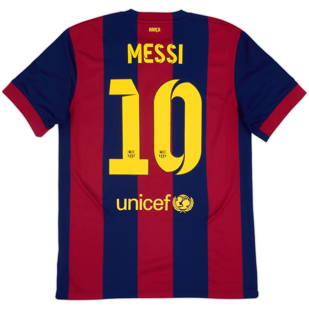 2014-15 Barcelona Home Shirt Messi #10 - 8/10 - (M)