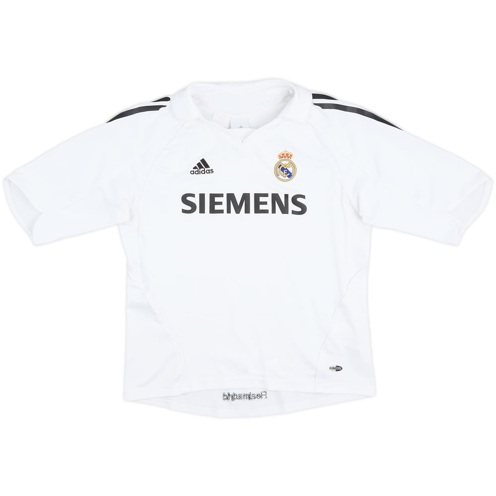 2005-06 Real Madrid Home Shirt - 8/10 - (M.Boys)