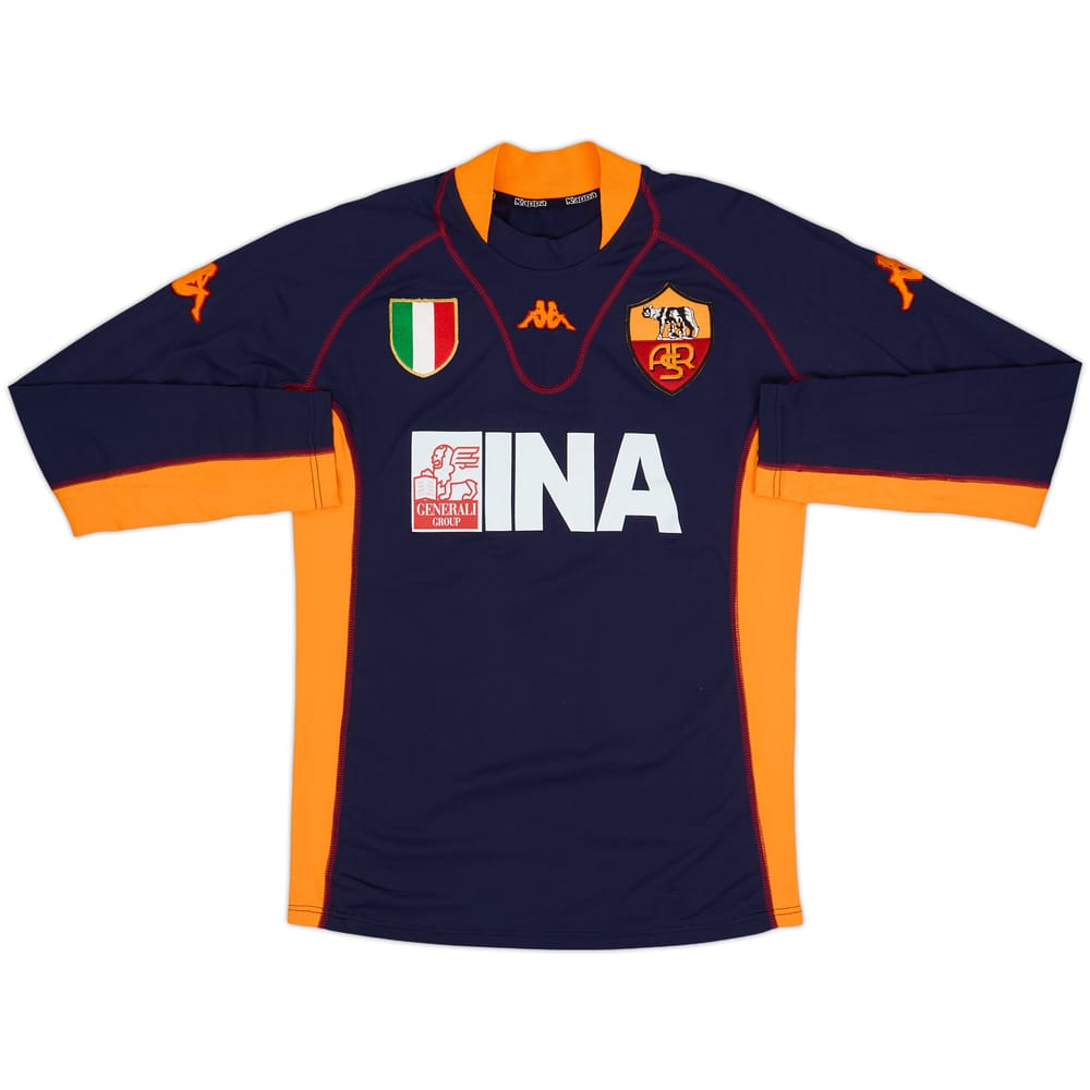 2001-02 Roma Third L/S Shirt - 9/10 - (M)