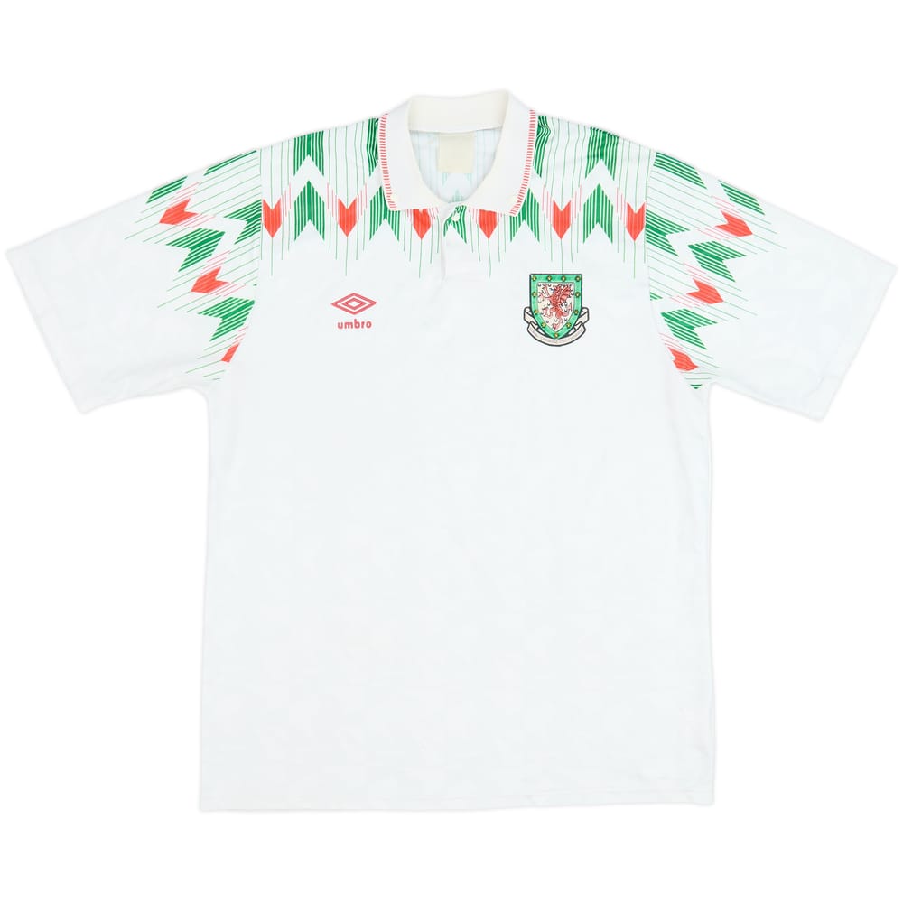 1990-92 Wales Away Shirt - 8/10 - (XL)