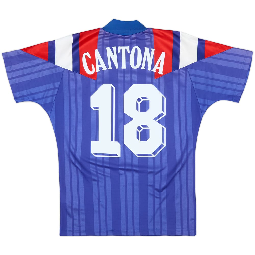 1992-94 France Home Shirt Cantona #18 - 6/10 - (S)