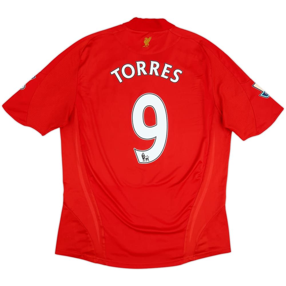 2008-10 Liverpool Home Shirt Torres #9 - 8/10 - (L)