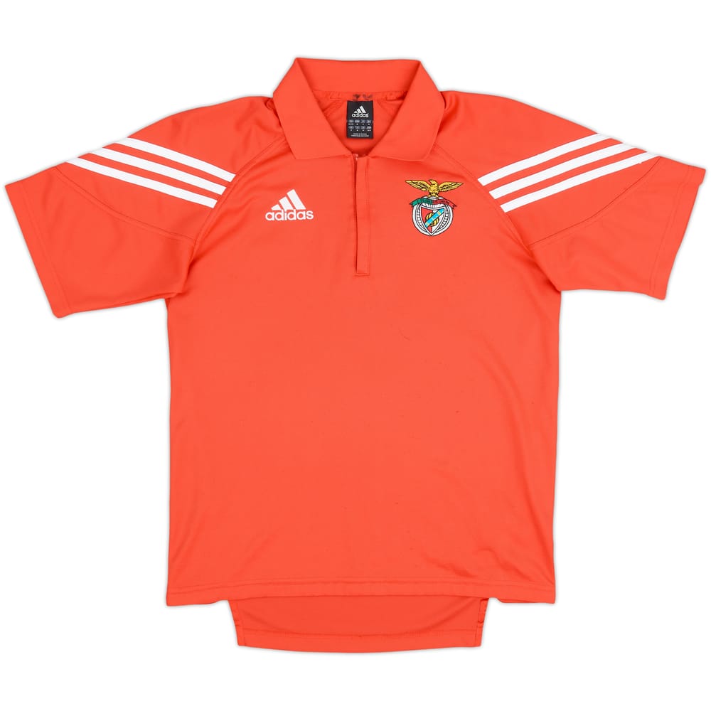 2003-04 Benfica adidas 1/4 Zip Polo Shirt - 9/10 - (S)