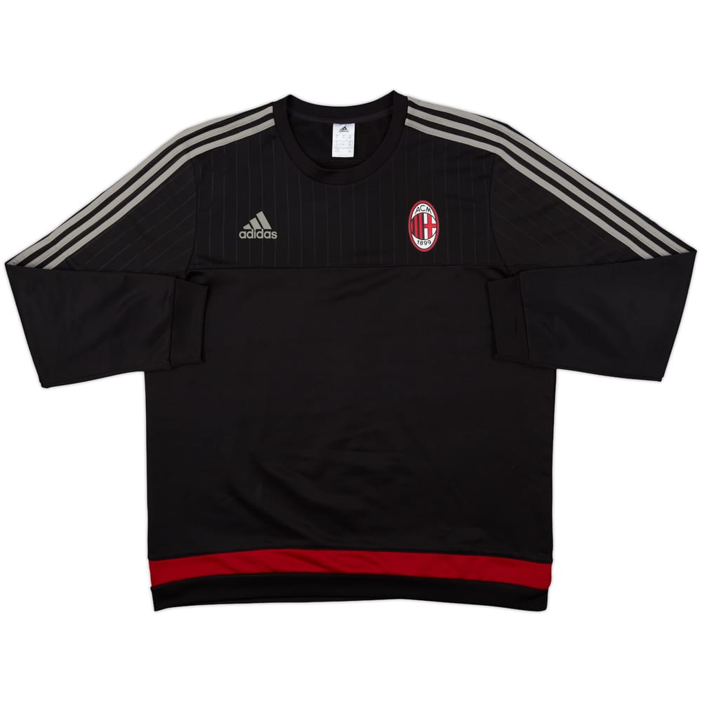 2015-16 AC Milan adidas Sweat Top - 6/10 - (XL)