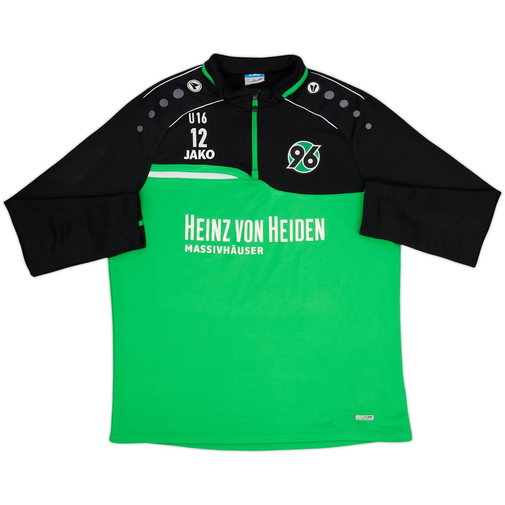 2018-19 Hannover 96 Player Issue Jako 1/4 Zip Drill Top #12 - 8/10 - (M)