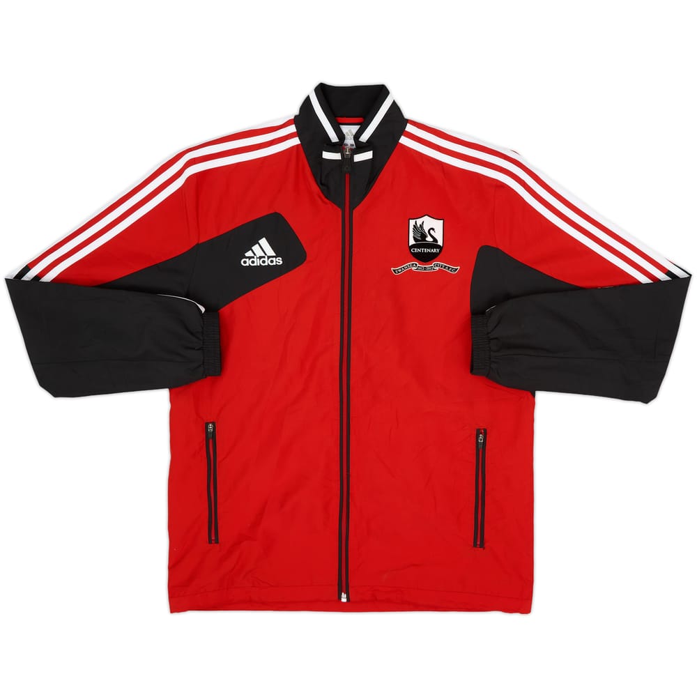 2012-13 Swansea adidas Track Jacket - 6/10 - (M)