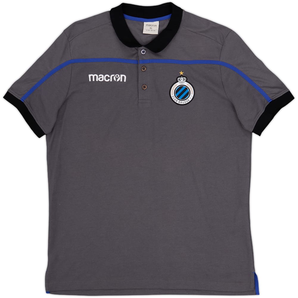 2018-19 Club Brugge Macron Polo - 8/10 - (XL)