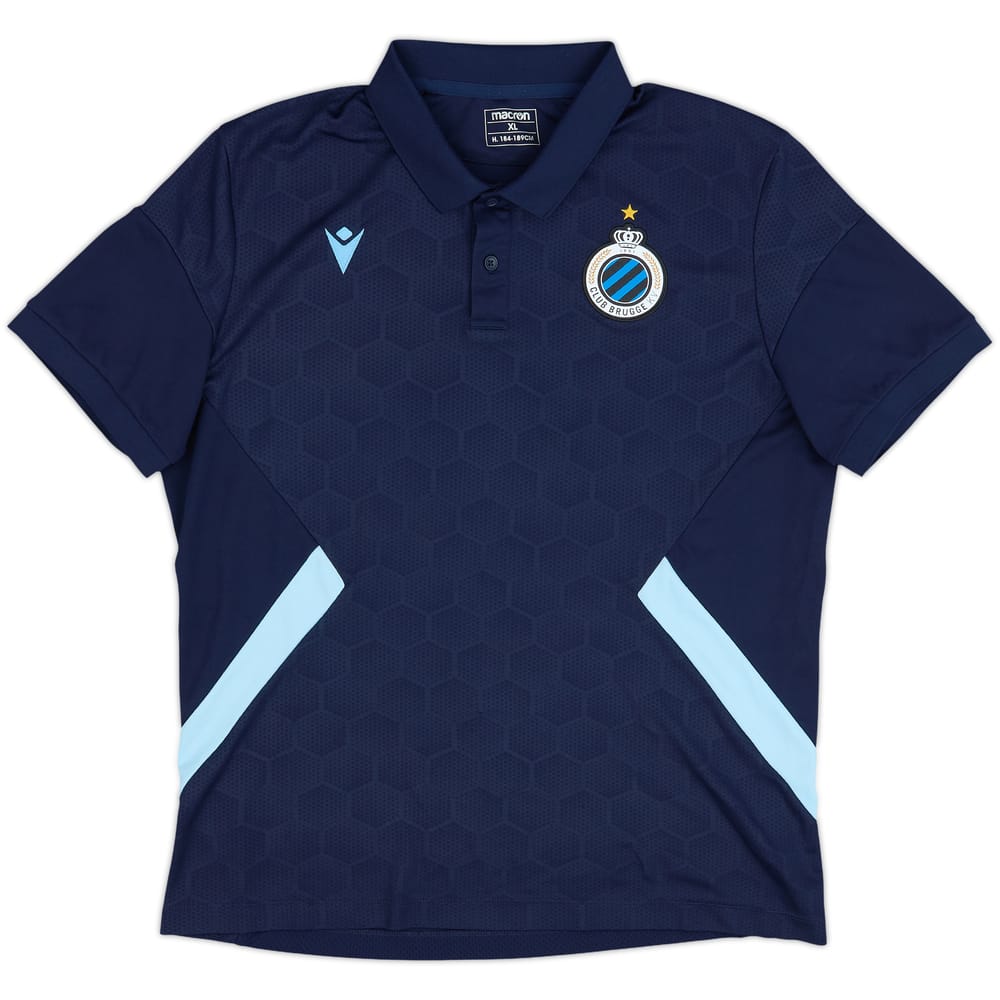 2022-23 Club Brugge Macron Polo Shirt - 9/10 - (XL)