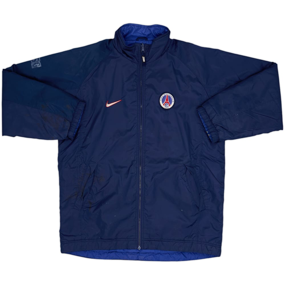 Abrigo de banquillo acolchado reversible Nike del Paris Saint-Germain 1998-99 - 4/10 - (M)