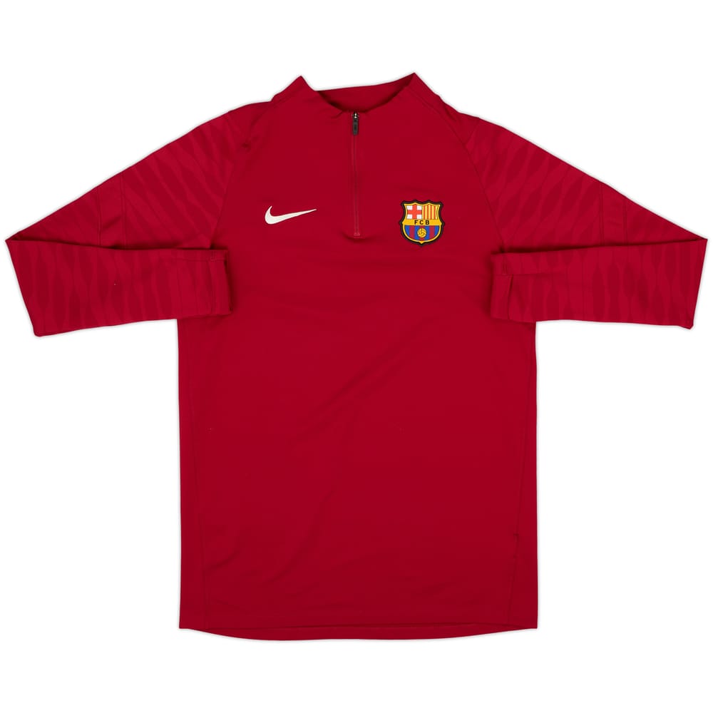 2021-22 Barcelona Nike 1/4 Zip Drill Top - 8/10 - (S)