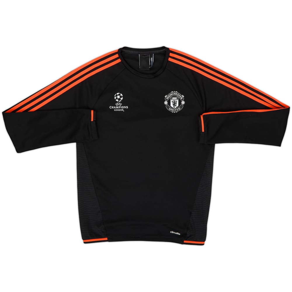 2015-16 Manchester United adidas Sweat Top - 8/10 - (S)