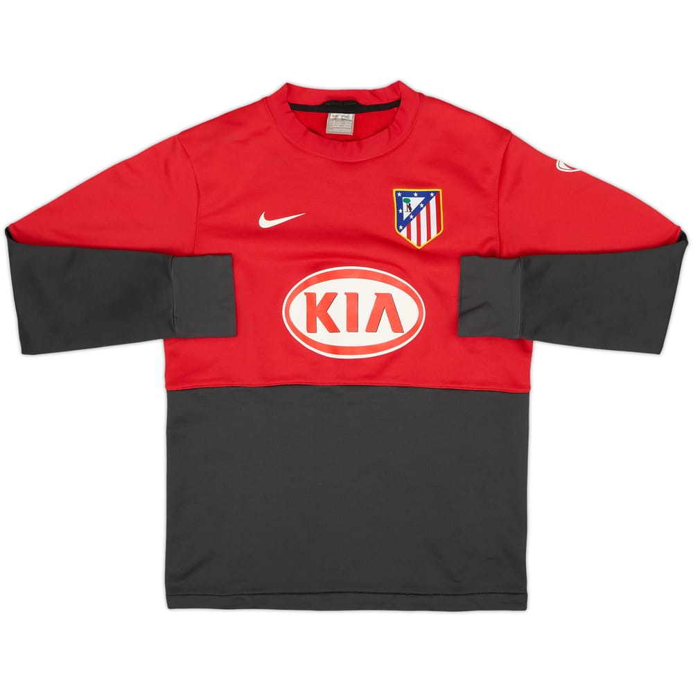 2009-10 Atletico Madrid Nike Sweat Top - 6/10 - (S)