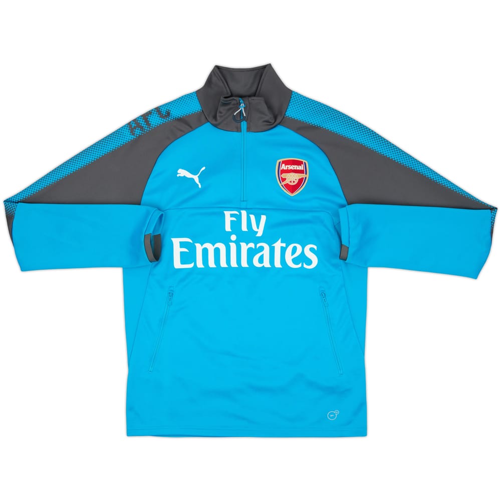 2017-18 Arsenal Puma 1/4 Zip Drill Top - 10/10 - (S)