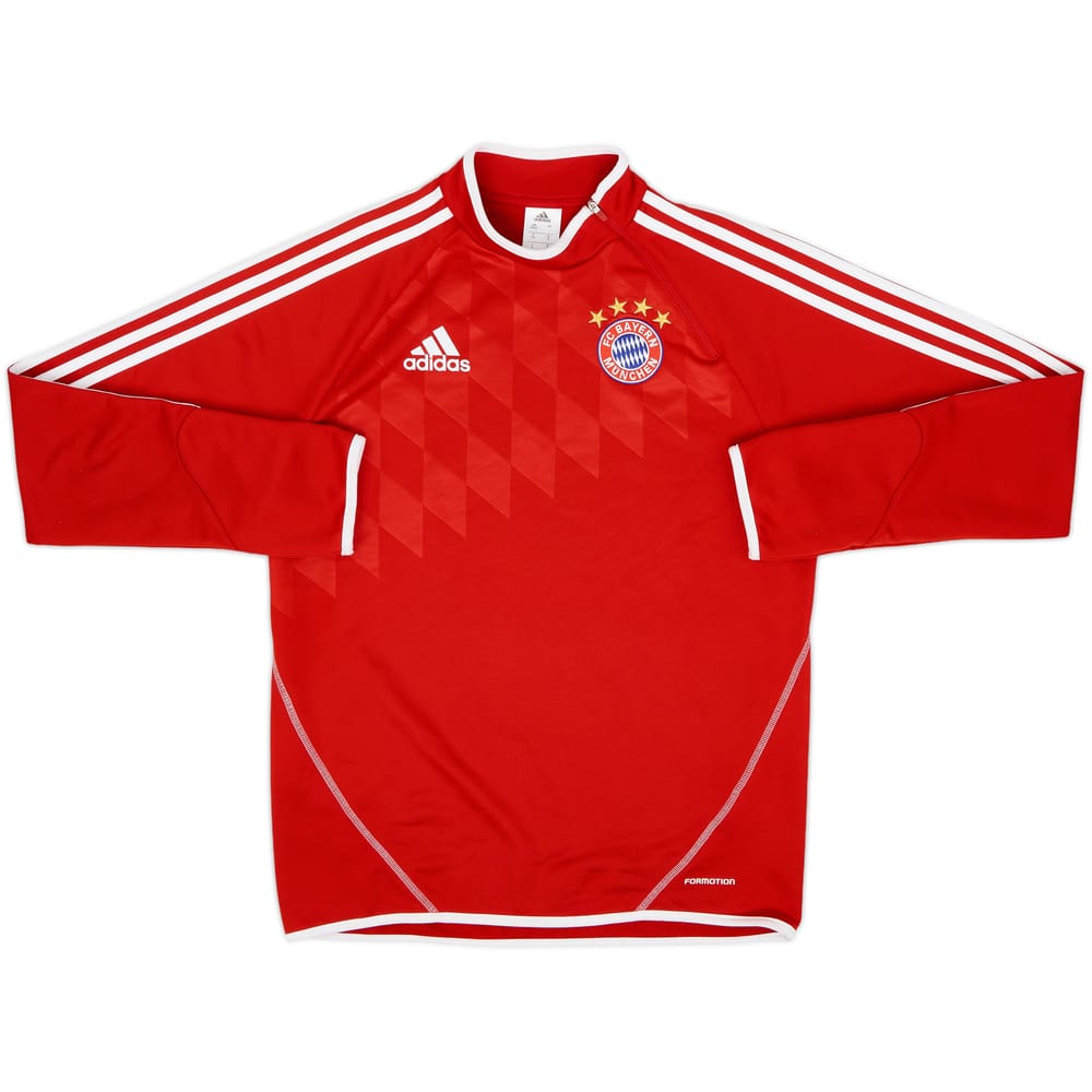 2013-14 Bayern Munich adidas 1/4 Zip Drill Top - 8/10 - (M)