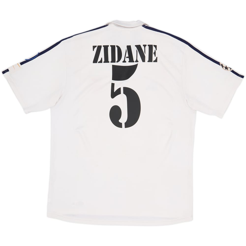 2001 Real Madrid Home Shirt Zidane #5 - 5/10 - (L)