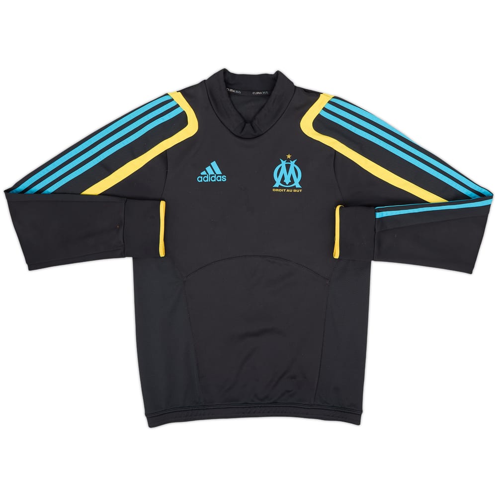 2009-10 Olympique Marseille adidas Drill Top - 8/10 - (XL.Boys)