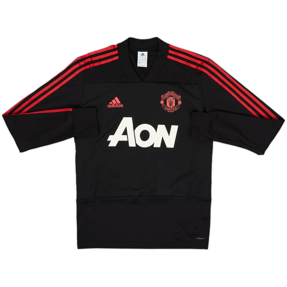 2018-19 Manchester United adidas Sweat Top - 8/10 - (S)