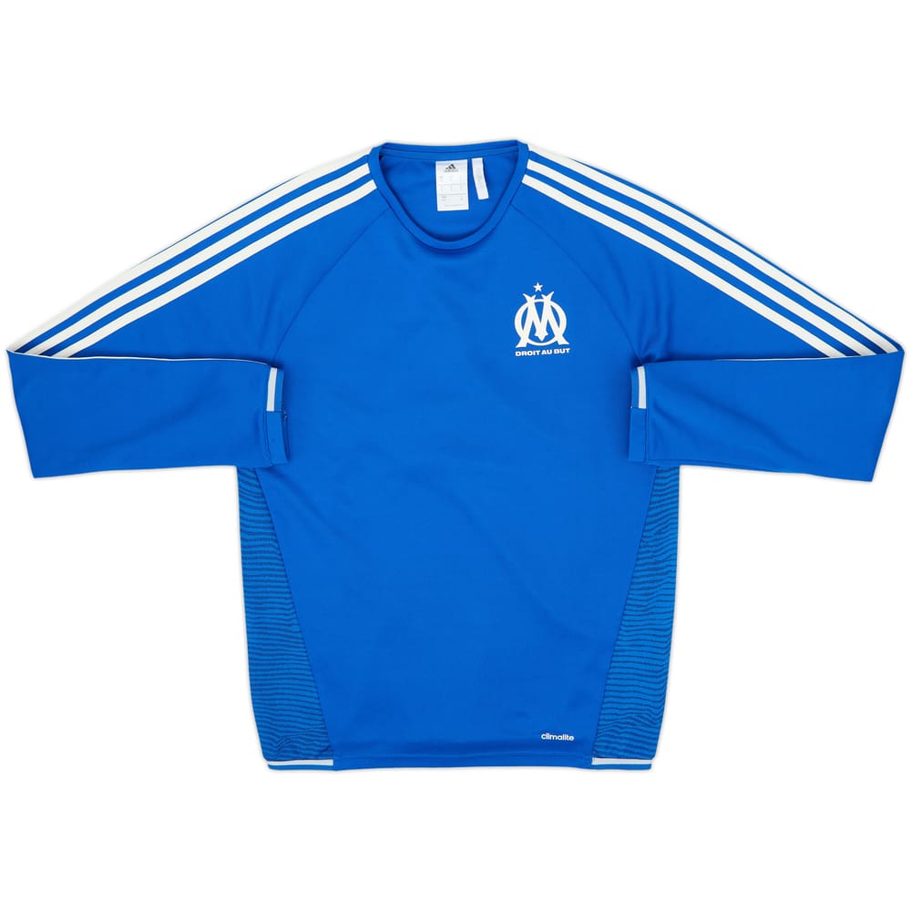 2015-16 Olympique Marseille adidas Sweat Top - 8/10 - (S)