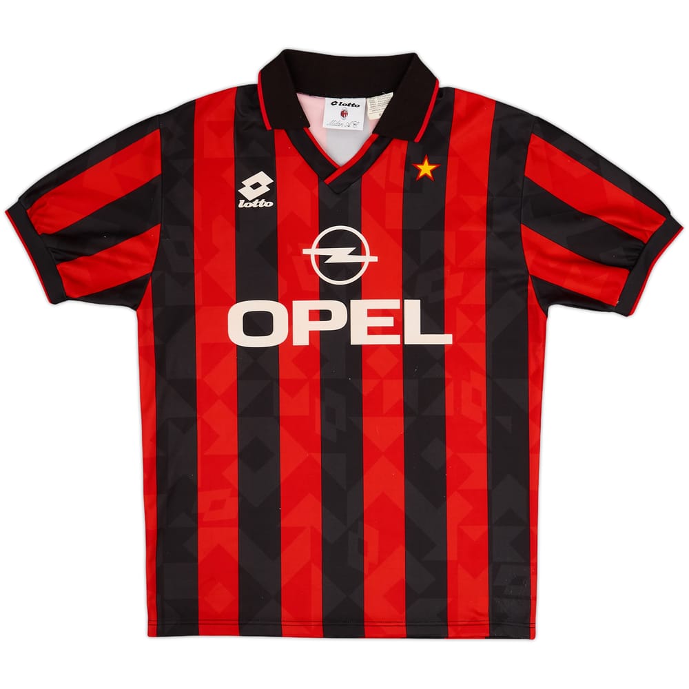 1994-95 AC Milan Home Shirt - 8/10 - (M)