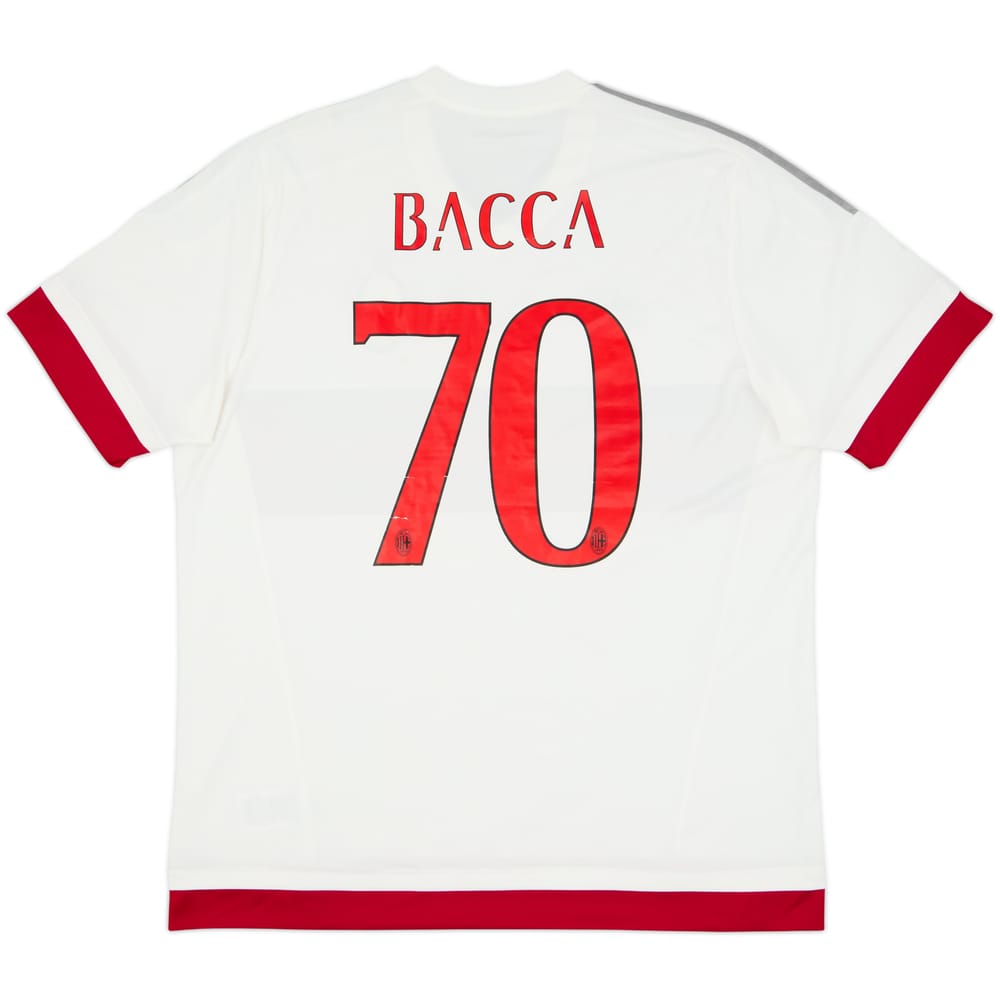 2015-16 AC Milan Away Shirt Bacca #70 - 7/10 - (XL)