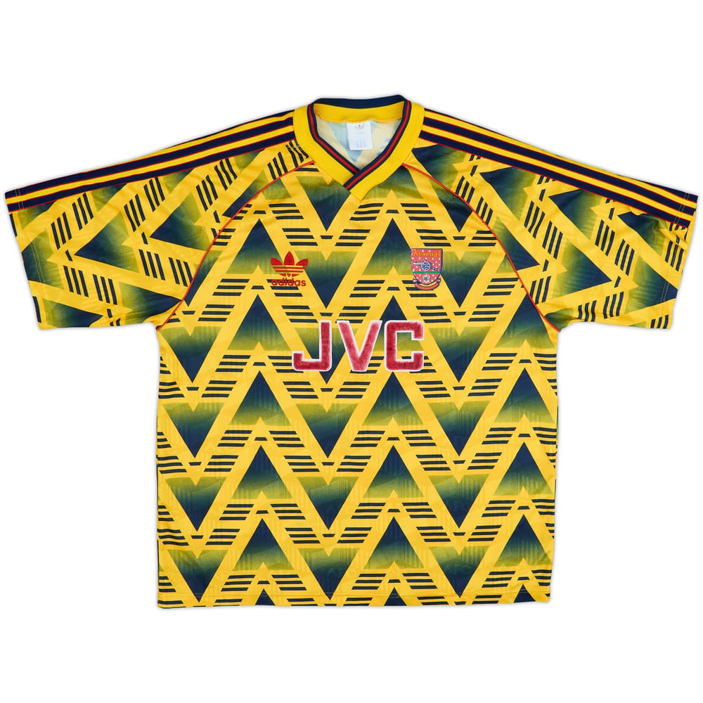 1991-93 Arsenal Away Shirt - 6/10 - (L/XL)