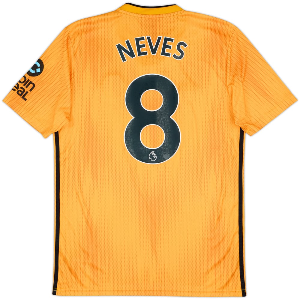 2019-20 Wolves Home Shirt Neves #8 - 9/10 - (M)