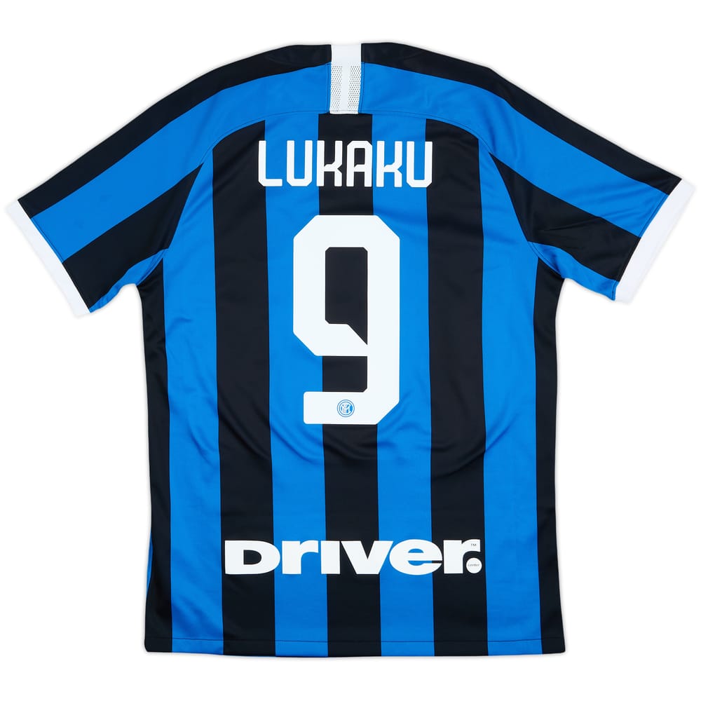 2019-20 Inter Milan Home Shirt Lukaku #9 - 10/10 - (M)