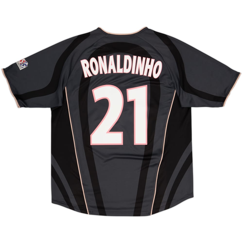 2001-02 Paris Saint-Germain Third Shirt Ronaldinho #21 - 7/10 - (L)