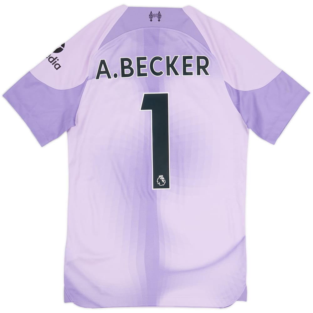 2022-23 Liverpool GK S/S Shirt A.Becker #1 - 9/10 - (XS)